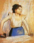 Girl at Ironing Board Edgar Degas